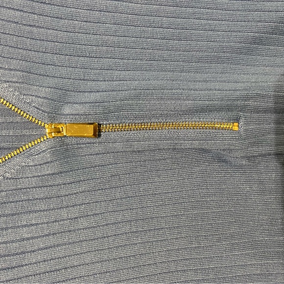 Soft Surroundings Blue V-Neck Sweater - Picture 4 of 7